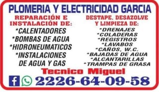 MG plomeria y electricidad